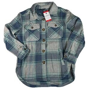 Plaid Shacket Women’s XS Color Everglade Poly Wool Blend‎
